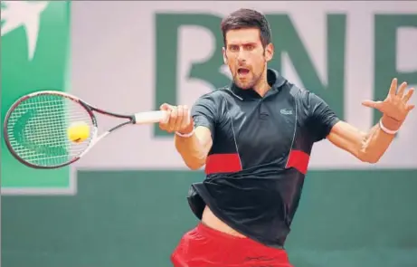  ?? GETTY IMAGES ?? Former world No 1 Novak Djokovic showed against Roberto Bautista Agut of Spain that he is gradually regaining his touch after his injury woes.