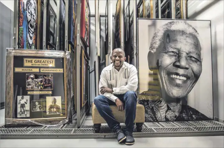  ?? Photo: Paul Botes ?? Helping hand: In his job, Sello Hatang, who heads up the Nelson Mandela Foundation, turns to his childhood memories of hunger and to the values of Nelson Mandela.