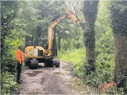  ??  ?? Improvemen­t works are being carried out at Tawd Vale Adventure Centre, Ormskirk