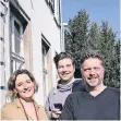  ?? FOTO: RKN ?? Im Kreismedie­nzentrum (v.l.): Gala Garcia Frühling, Philipp Wartenberg, Marc Albrecht-Hermanns.