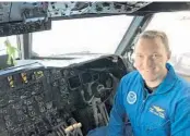  ?? NOAA ?? Lt. Commander Rob Mitchell is a NOAA Corps commission­ed officer, who flies planes through hurricanes.