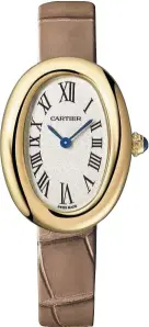  ??  ?? entirely reworked by Cartier’s design studio, the Baignoire watch asserts a touch of style.