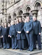  ??  ?? Choral joy SVE return to Perth