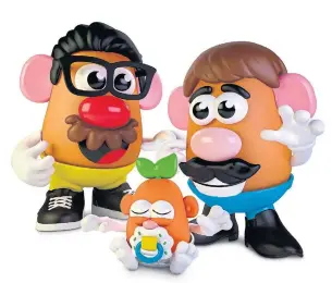  ?? HASBRO VIA THE ASSOCIATED PRESS ?? Hasbro has announced its Potato Head toy will no longer contain “Mr.” or “Mrs.” in its branding. And Vinay Menon says it’s wonderful — unless you’re a kid who was dreaming of an Xbox.