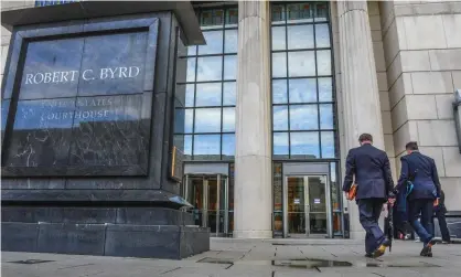  ??  ?? The US courthouse in Charleston, West Virginia. The city of Huntington and surroundin­g Cabell county are suing Amerisourc­eBergen and two other major distributo­rs. Photograph: Kenny Kemp/AP