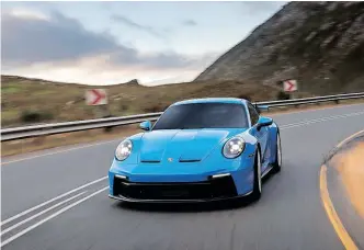  ?? ?? THERE may be more powerful and quicker supercars out there, but for pure driving dynamics, outright pleasure and agility there’s no better way than to strap yourself into the Porsche 911 GT3.