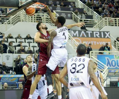  ?? Reyer ?? Per gli orogranata a Salonicco la terza sconfitta (prima in trasferta) nella fase a gironi della Champions