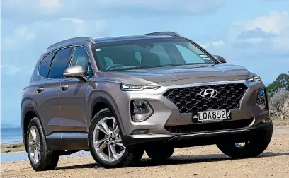  ??  ?? Hyundai Santa Fe – take four. The new SUV goes overboard on technology.