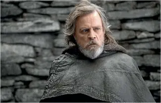  ??  ?? Mark Hamill promises we’ll see more of him in Star Wars: The Last Jedi than we did in The Force Awakens.
