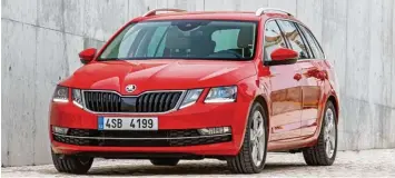  ?? Foto: Skoda ?? Doch, das gehört so: Der neue Skoda Octavia strahlt seinen Besitzer gleich aus vier Augen an.