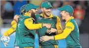  ?? GETTY ?? (From left)Hashim Amla, Faf du Plessis and AB de Villiers.