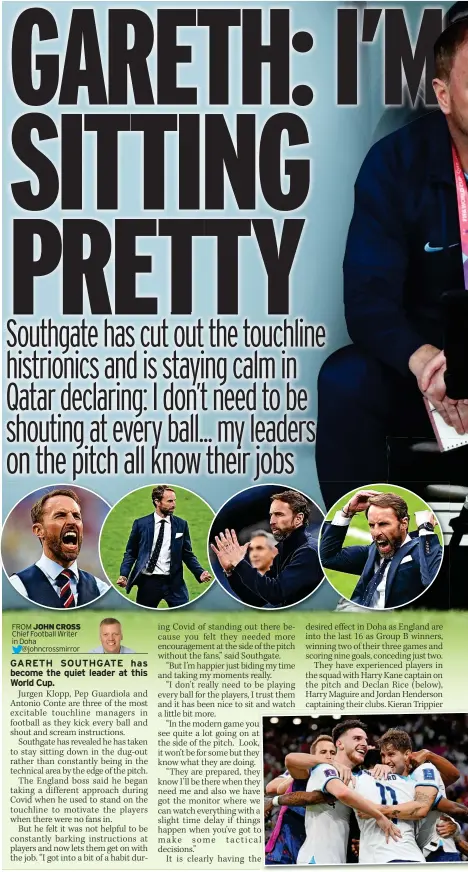  ?? FROM
Chief Football Writer in Doha
@johncrossm­irror ??