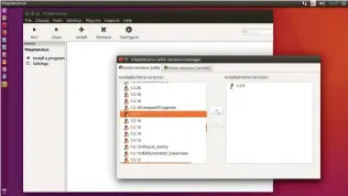  ??  ?? POL enables you to run multiple versions of Wine at once.
