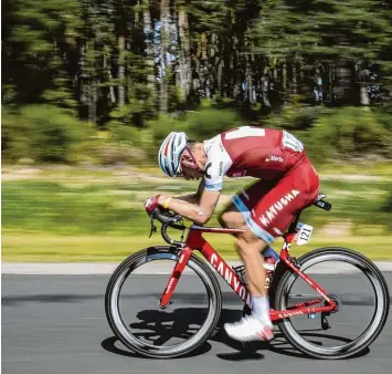  ?? Foto: dpa ?? Alles gegeben, nichts gewonnen: Tony Martin zeigt großen Einsatz bei der Tour, doch bisher fehlen gute Resultate.