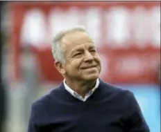  ?? MATT SLOCUM — THE ASSOCIATED PRESS FILE ?? Dave Sarachan is all smiles during an internatio­nal friendly against Bolivia at Talen Energy Stadium in Chester. He is nearing one years as interim coach of the U.S. men’s team.