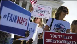  ?? TOM BRENNER / THE NEW YORK TIMES ?? The U.S. Supreme Court is expected to hear arguments on two cases alleging excessivel­y partisan gerrymande­ring of electoral maps in March.