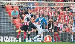  ??  ?? EL GOL. David López se estrenó así en la presente temporada.