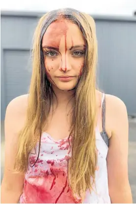  ?? Photo / Supplied ?? Emilee Grimwood plays the role of Carrie in Carrie the Musical at The Great Lake Centre this weekend.