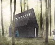  ??  ?? Artist impression of one o the 10 chapels in the forest. — Photos: AFP