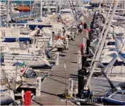  ?? MARKA ?? Scalo a rischio Una veduta della Marina di Rimini