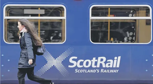  ?? PICTURE: JEFF J MITCHELL/GETTY IMAGES ?? Scotrail has been following a performanc­e improvemen­t plan since autumn 2016 but punctualit­y has fallen again