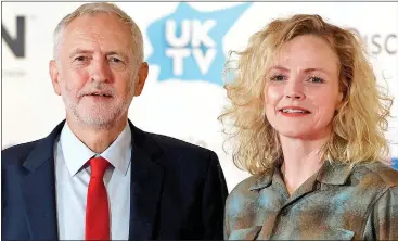  ??  ?? ‘MEALY-MOUTHED’ APOLOGY: Actress Maxine Peake with former Labour leader Jeremy Corbyn