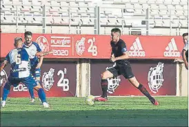  ?? FOTO: WEB ATM ?? Toni Moya durante el partido contra el Sabadell