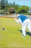  ?? Photo / File ?? Action at the Harcourts Taupo¯ Bowling Club.