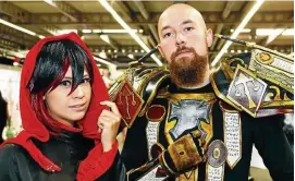  ?? ARCHIV-FOTO: KAI MUDRA ?? Fantasievo­lle und aufwendige Kostüme prägen die Cosplay genannte Szene, die sich am Wochenende auf der Erfurter Messe zur MAG  treffen wird.