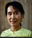  ??  ?? Aung San Suu Kyi