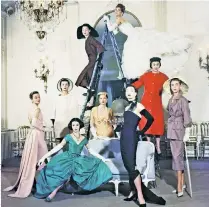  ?? ?? HAUTE TICKET: Dior’s 10th anniversar­y couture show in 1957 Paris (above) is faithfully re-created in the movie.