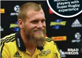  ??  ?? 5 Number of new players with Super Rugby experience