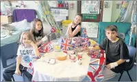  ??  ?? CRAFTY CELEBRATIO­N: Children in the Peter Pan ward at Hillingdon Hospital