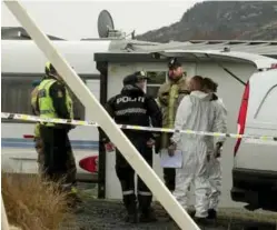  ?? FOTO: PER THIME, LYNGDALS AVIS/NTB SCANPIX ?? Politiet har en vanskelig etterforsk­ningsjobb på Sokn camping i Rennesøy kommune.