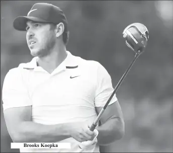  ??  ?? Brooks Koepka