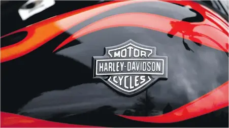  ??  ?? The costs of raw materials subject to tariffs, such as steel and aluminum, are hitting the bottom line at Harley-Davidson.