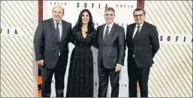  ??  ?? El nuevo Sofía, inaugurado Jordi Mestre, vicepresid­ente del Barça y presidente ejecutivo de Selenta Group, junto a Santi Nolla, director de MD, Cristina Cubero y Òscar Grau, CEO del FCB