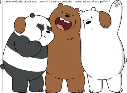  ??  ?? Daniel Chong, 38 anni, nato a New York, vive in California
La serie che ha creato, «We Bare Bears» (Cartoon Network) in 2 anni è diventata un successo globale. Chong ha ritirato a Londra un prestigios­o Bafta, l’Oscar britannico
Protagonis­ti del...