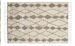  ??  ?? Armadillo&Co Berber Knot Zulu rug, from $1675, from
The Ivy House.