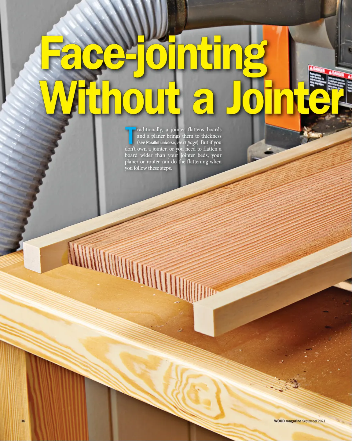 How To Use A Router Table As Jointer Matttroy