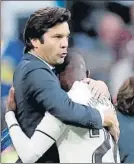  ?? FOTO: EFE ?? Solari, serio durante el partido