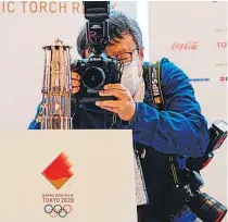  ??  ?? SÍMBOLO
A chama olímpica está em exibição em Fukushima