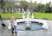  ?? Picture: GALLO IMAGES ?? ’COMPLEX’ IRRIGATION: Premier Helen Zille and husband Johann Maree at Leeuwenhof, Cape Town