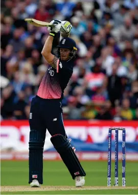  ?? Photograph: PA ?? Ben Stokes leads the way at Edgbaston