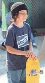  ?? TOBIN YELLAND ?? Sunny Suljic plays a young skateboard­er who finds a community in 1990s L.A. in Jonah Hill’s “Mid90s.”