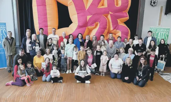  ?? ?? Some of the people who have taken part in the Blackhall Street Museum project. Photo: Alan Sill Photograph­y.