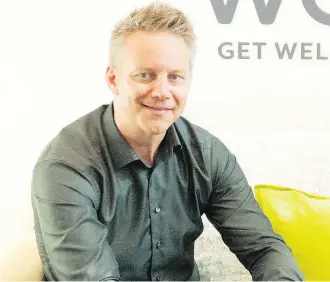  ??  ?? Former Calgary Stampeder receiver Vince Danielsen has launched a number of health-focused businesses following his CFL career. His latest venture is Wello, the city’s first in-home and video medical delivery service.