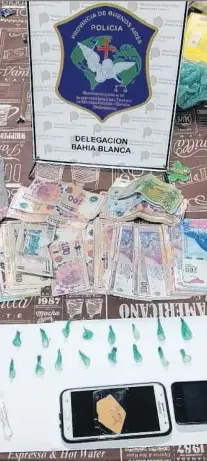  ??  ?? En la víspera incautaron cocaína, marihuana y dinero.