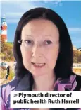  ??  ?? Plymouth director of public health Ruth Harrell