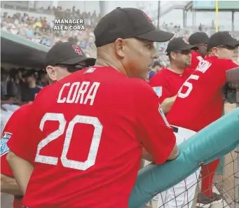  ??  ?? MANAGER ALEX CORA